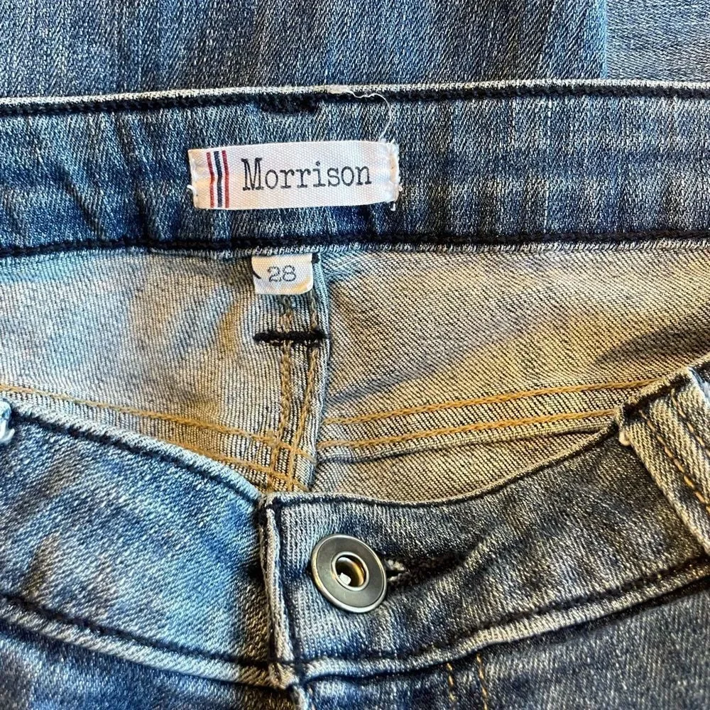 Morrison Women’s Denim Groupie Mid-Rise Skinny in Nirvana Size 28
